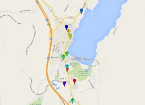 Maps of Lake George Hotels (small)