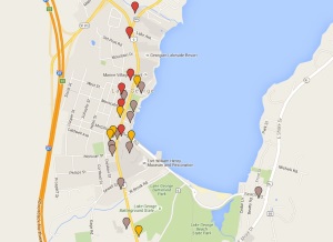 Maps of Lake George Restaurants (small)