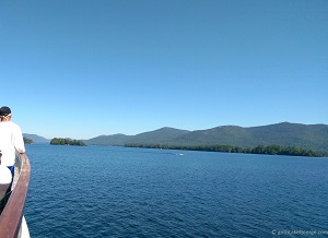 Lake George Shoreline Cruises - Cruising on Lake George aboard the Adirondac