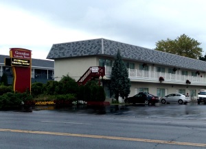Georgian Resort Lake George view from the street