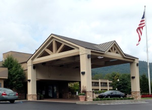 Entrance of Holiday Inn Turf