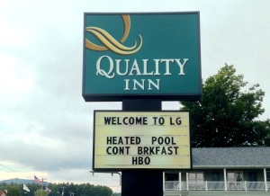 Front of the Quality Inn