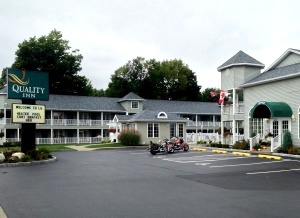 Front of the Quality Inn Lake George
